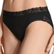 Calida Natural Comfort Lace Brief Schwarz Baumwolle Small Damen