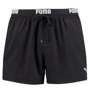 Puma Badehosen Logo Short Length Swim Shorts Schwarz Polyester Small H...