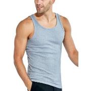 Bread and Boxers Ribbed Tank Top 2P Grau Ökologische Baumwolle Small H...