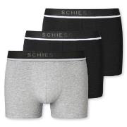 Schiesser 3P Organic Cotton Woven Boxer Brief Schwarz/Grau Baumwolle S...