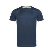 Stedman Active 140 Crew Neck Marine Polyester Small Herren