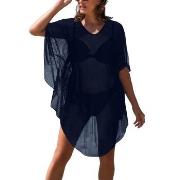 Wiki Rhodos Beach Poncho Dunkelblau Nylon S/M Damen