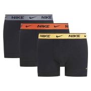 Nike 6P Everyday Essentials Cotton Stretch Trunk D1 Schwarz/Grau/Rot B...