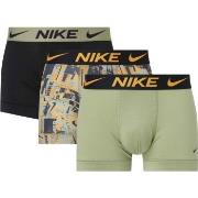 Nike 9P Everyday Essentials Micro Trunks D1 Grün/Orange Polyester Medi...