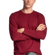 Calida Remix Basic Shirt Long Sleeve Rot Baumwolle Small Herren