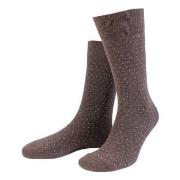 Amanda Christensen True Ankle Dot Sock Braun Gr 39/42 Herren