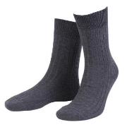 Amanda Christensen True Ankle Rib Sock Anthrazit Gr 39/42 Herren