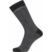 Egtved Twin Wool Cotton Sock Schwarz Gr 45/48