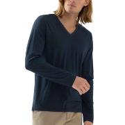 Mey Dry Cotton Colour Long Sleeves Dunkelblau Small Herren