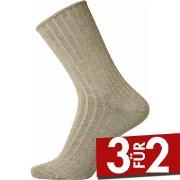 Egtved Cotton No Elastic Socks Sand Gr 45/48 Herren