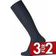 Egtved Wool Kneehigh Sock Marine Gr 45/48 Herren