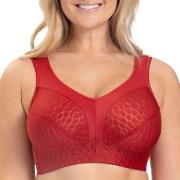 Miss Mary Lovely Jacquard Soft Bra BH Rot B 80 Damen