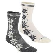 Kari Traa 2P Vinst Wool Sock Weiß/Grau Gr 39/41 Damen