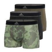 adidas 3P Sport Trunk Schwarz/Grün Polyester Small Herren