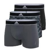 adidas 3P Sport Trunk Grau/Schwarz Polyester Small Herren