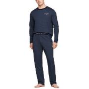 Tommy Hilfiger Long Sleeve Jersey PJ Set Marine Medium Herren