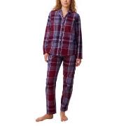 Triumph Boyfriend Pyjama PW X Checks Rot Baumwolle 42 Damen