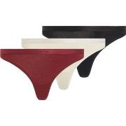 Calvin Klein 3P Holiday Modern Logo Thong Mixed Baumwolle Medium Damen