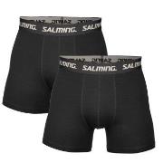 Salming 2P Cotton Boxer Schwarz Baumwolle Small Herren