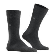 Burlington Leeds Wool Sock Dunkelgrau Gr 40/46 Herren