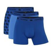 Dovre 3P Recycled Polyester Boxers Blau/Blau Polyester Small Herren