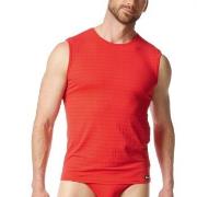 Bruno Banani Check Line 2 0 Tanktop Rot Polyamid Small Herren