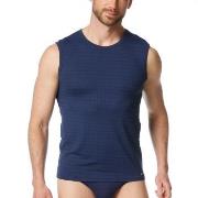 Bruno Banani Check Line 2 0 Tanktop Marine Polyamid Small Herren