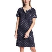 Calida Night Lovers Sleepshirt Dunkelblau Baumwolle Small Damen