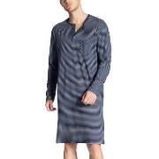 Calida Relax Streamline Nightshirt Blau Baumwolle Small Herren