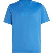 Calvin Klein Sport Logo Gym T-Shirt Blau Polyester Small Herren