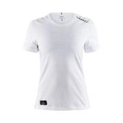 Craft Community Mix SS Tee W Weiß Small Damen