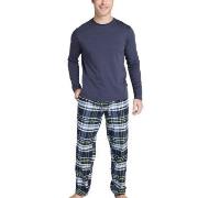 Jockey Pants Flannel Blau/Hellblau Baumwolle Small Herren