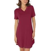 Lady Avenue Bamboo Nightdress SS Rot Bambus Small Damen