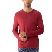 Mey Solid Night Long-Sleeved T-Shirt Rot Baumwolle Small Herren