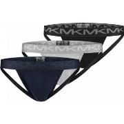 Michael Kors 3P Basic Jock Strap Marine Baumwolle Small Herren