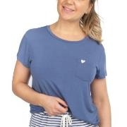 Missya Softness Modal T-shirt Blau Modal Small Damen