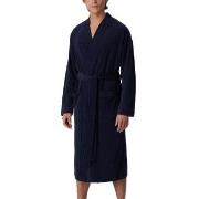 Schiesser Terry Bathrobe Marine Small Herren