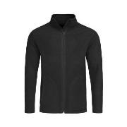 Stedman Active Fleece Jacket For Men Schwarz Polyester Small Herren