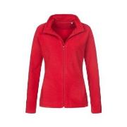 Stedman Active Fleece Jacket For Women Rot Polyester Small Damen