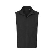 Stedman Active Fleece Vest For Men Schwarz Polyester Small Herren