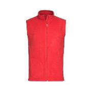 Stedman Active Fleece Vest For Men Rot Polyester Small Herren