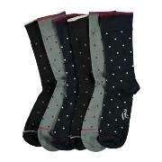 Topeco 6P Men Bamboo Printed Socks Mixed Gr 41/45 Herren