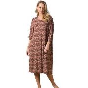 Trofe Flora Long Sleeve Nightdress Mixed Viskose Small Damen