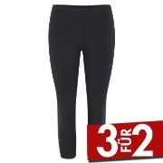 Decoy Capri Leggings Schwarz Ökologische Baumwolle Small Damen