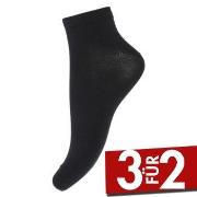 Decoy 3P Organic Cotton Sneaker Socks Schwarz Strl 37/41 Damen