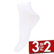 Decoy 3P Organic Cotton Sneaker Socks Weiß Strl 37/41 Damen