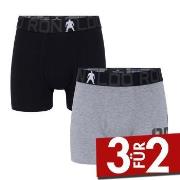 CR7 Cristiano Ronaldo 2P Boys Trunk Briefs Schwarz/Grau Baumwolle 134-...