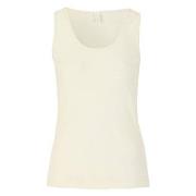 Damella Wool Top Elfenbein Merinowolle Small Damen