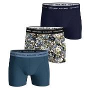 Björn Borg 3P Cotton Stretch Boxer 1721 Marine Baumwolle Small Herren