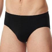 Schiesser Premium Cotton Mini Brief Schwarz Baumwolle Small Herren